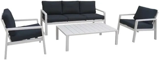 Canapé: en acier, 4 pièces, 3 Places, anthracite