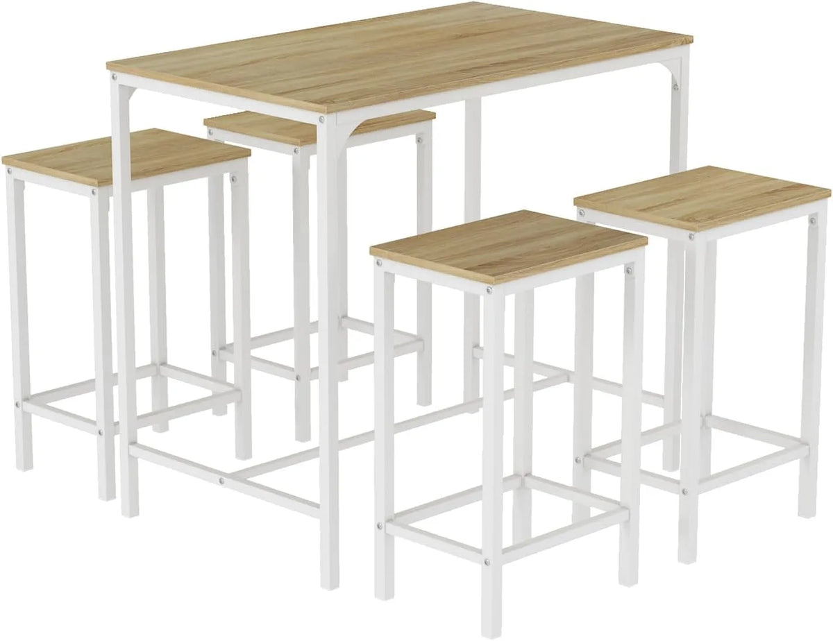 Chaise — en métal, blanc