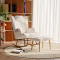 Fauteuil à bascule — blanc