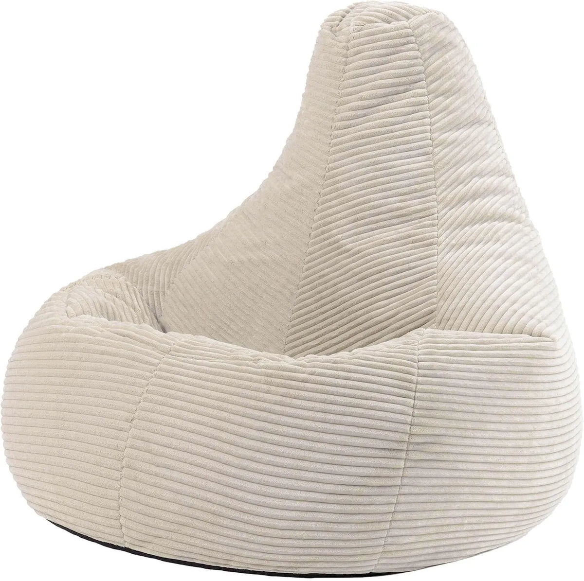 Icon Dalton Pouf Velours Côtelé – en velours côtelé, beige
