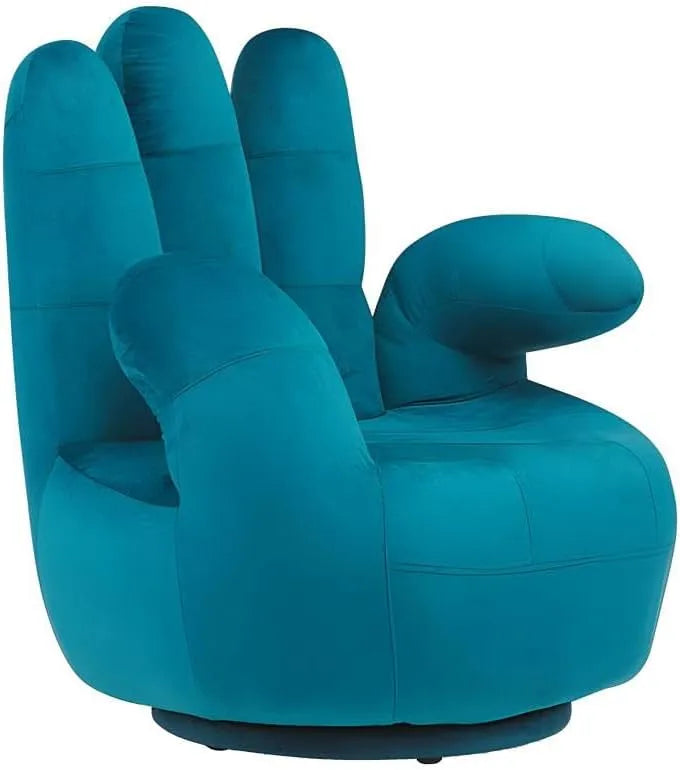 Vente-unique — bleu, revêtement en velours