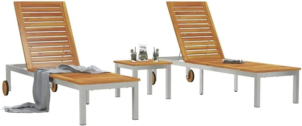 Piscine hors sol: en bois, réglable, 3 pièces, marron