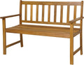 Banc de jardin et banquette de terrasse: en bois, pivotant, avec dossier, 2 Places, 122 × 56, 5 × 86 cm, 360 kg