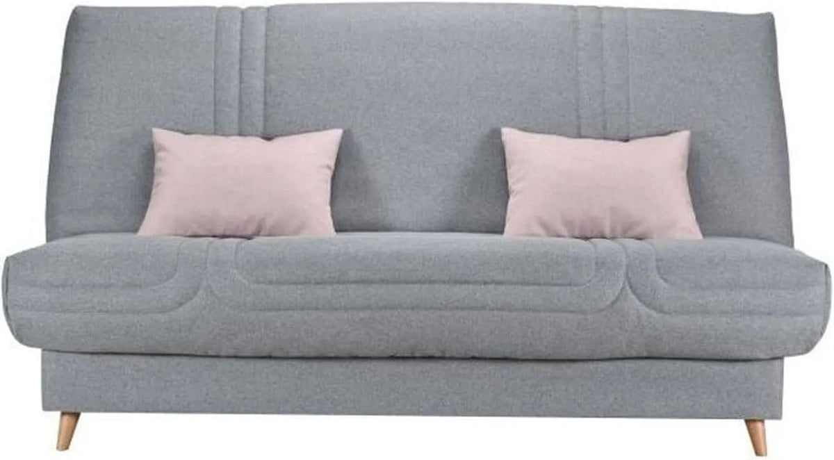 Clic clac Mona 3 Places — revêtement en tissu, gris, BULTEX P 95