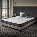 Matelas – respirant, réversible, rembourrage en mousse, 140 × 190 cm, bleu