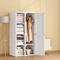 Armoire de rangement: en plastique, avec tringle, pliable