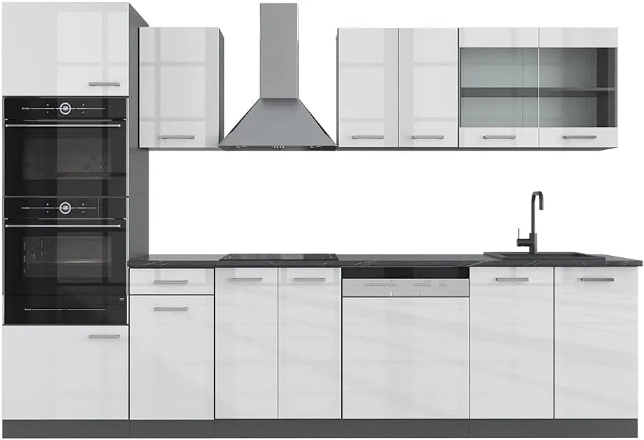 Vicco Armoire de rangement — 300 cm, anthracite