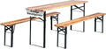 Banc – BB-180, en bois, Set de 2, 177 cm