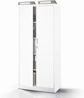 Jan Nowak Casier métallique Compact avec Porte et Serrure 4 — en métal, en acier, format compact, avec Bibliothèque et étagère de rangements