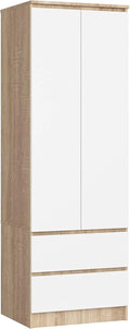 Armoire de rangement – L60, avec rangement, avec tiroirs, 2 Portes, 2 Tiroirs, 16mm, AKORD P51