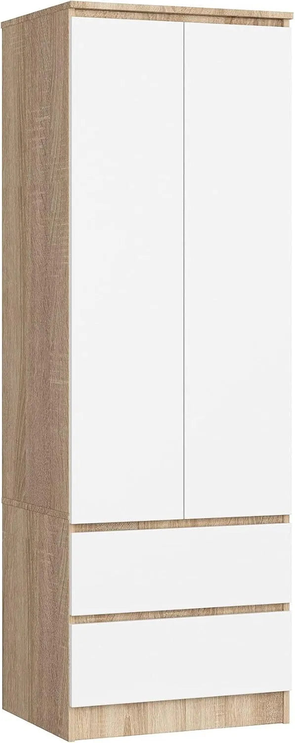 Armoire de rangement – L60, avec rangement, avec tiroirs, 2 Portes, 2 Tiroirs, 16mm, AKORD P51
