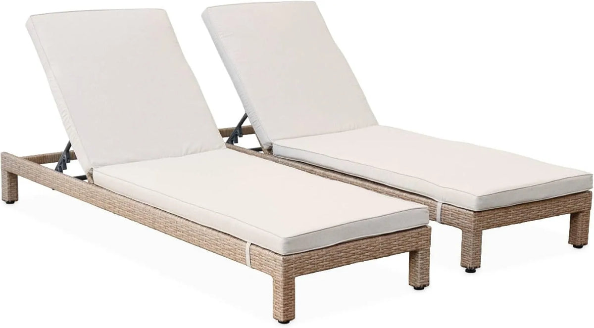 Alice's Garden — avec coussins, Set de 2, beige
