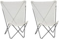Lafuma Mobilier Fauteuil et chaise rembourrée Papillon – Lot de 2