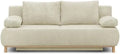Banquette Convertible 3 Places Velours côtelé Beige – en velours côtelé, avec rangement, 93 cm, MIKA P 93, avec rangement intégré