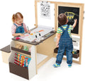 COSTWAY Bureau et table informatique — pour enfant, en bois, réglable, 50kg