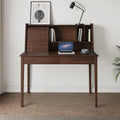 Bureau et table informatique — en bois, avec rangement, avec tiroirs, 2 Tiroirs, 114 × 122 × 54 cm, en bois massif