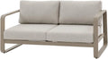Canapé de jardin et sofa lounge extérieur — en aluminium, 2 Places