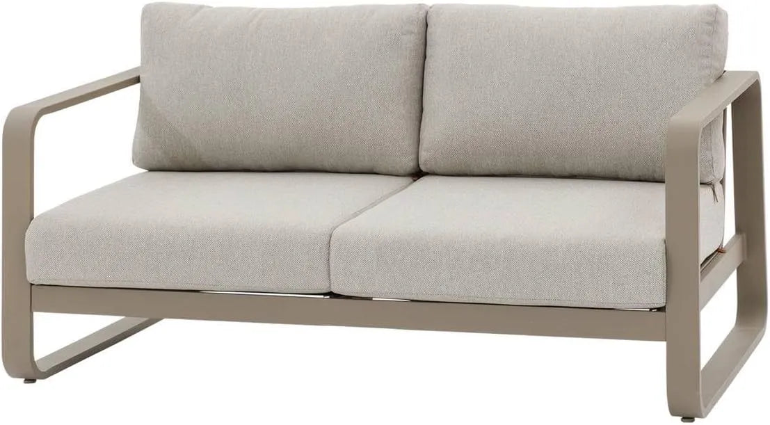 Canapé de jardin et sofa lounge extérieur — en aluminium, 2 Places