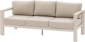Canapé de jardin et sofa lounge extérieur — avec coussins, 3 Places