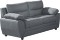 Canapé – revêtement en tissu, 2 Places, anthracite