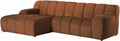 Canapé d'angle et canapé panoramique: BELADON, angle gauche, en chenille, revêtement en tissu