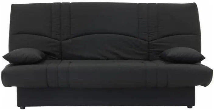 Générique Dream Banquette clic clac 3 Places: P 92, en coton, revêtement en tissu, 92 cm, noir