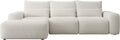 Canapé d'angle et canapé panoramique – angle gauche, en chenille, avec rangement, avec coussins, avec fonction couchage