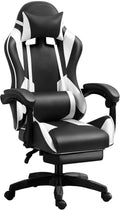 Chaise – avec accoudoirs, avec dossier, pour gaming, réglable, noir