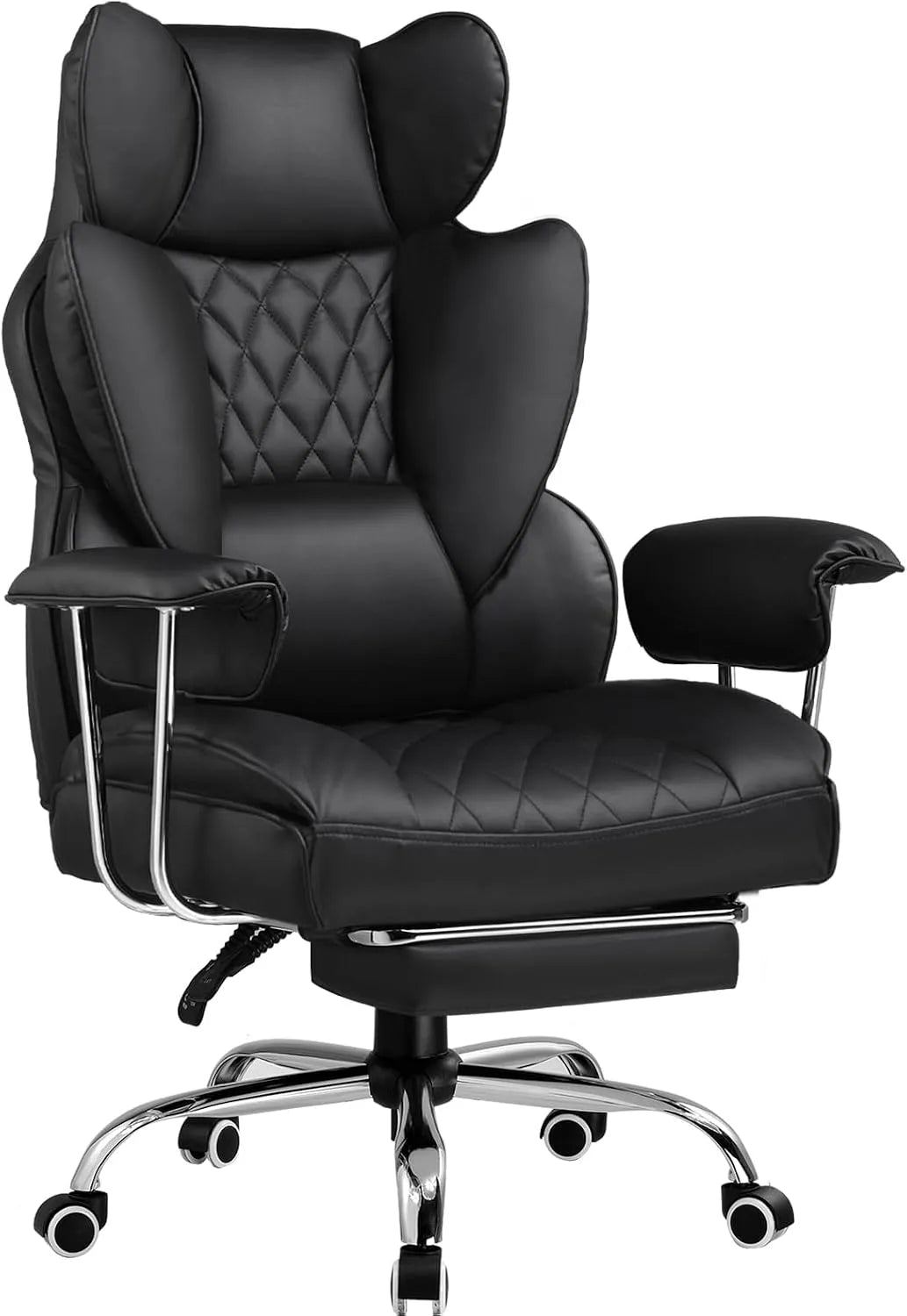 Bureau et table informatique: avec accoudoirs, pour gaming, réglable, noir, hauteur réglable