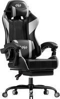 Chaise: avec coussins, pour gaming, réglable, noir, hauteur réglable