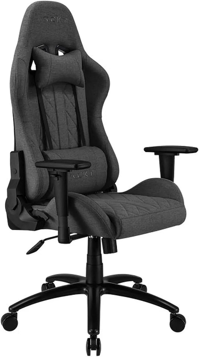 Bureau et table informatique: ULTIM8-RS, revêtement en tissu, technologie 3D/4D, avec accoudoirs, avec coussins, 150 Kg, noir, REKT ULTIM8-RS