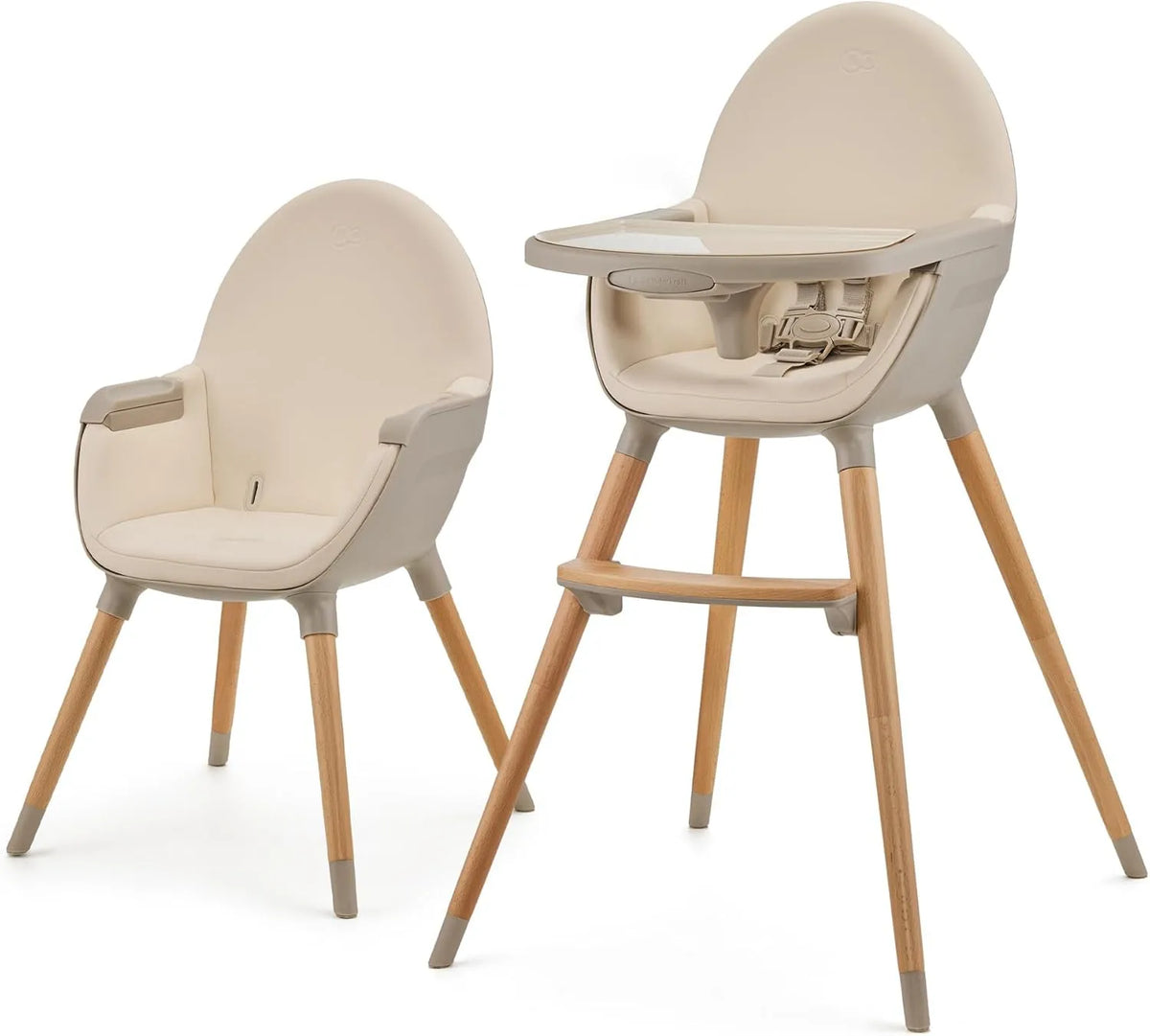Chaise – FINI, pour enfant, lavable, réglable, 20kg, beige