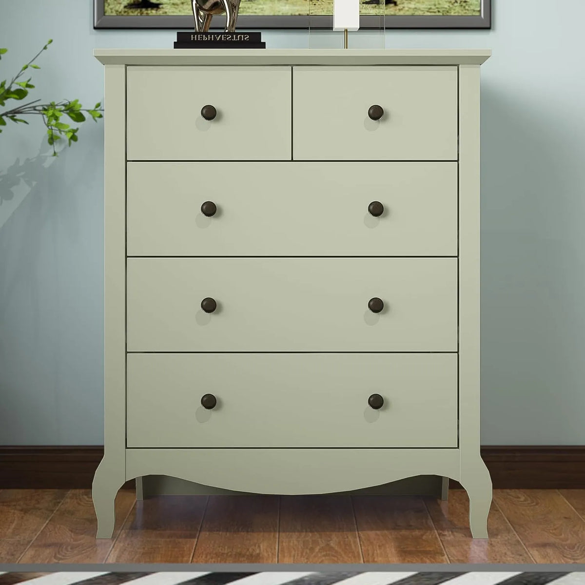 Armoire de rangement: avec rangement, avec tiroirs, 2 tiroirs, 5 tiroirs, vert