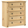 Armoire de rangement – en bois, avec rangement, avec tiroirs, 80 × 40 × 89 cm, en bois massif