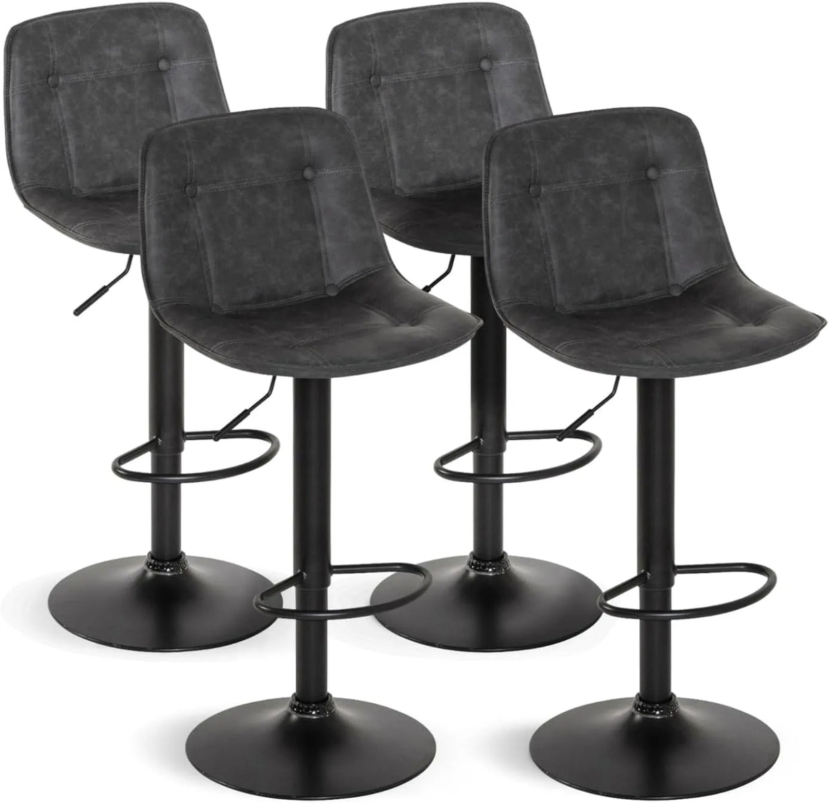 IDMarket – Lot de 4, gris