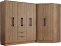 Armoire de rangement – FEOVA, avec tiroirs, 8 Portes, 2 tiroirs