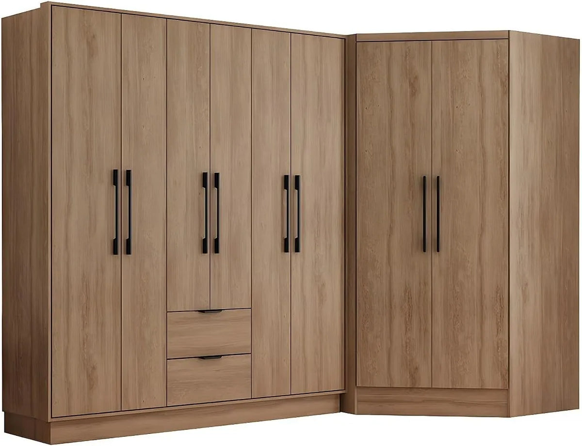 Armoire de rangement – FEOVA, avec tiroirs, 8 Portes, 2 tiroirs