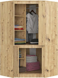Armoire de rangement – avec Bibliothèque et étagère de rangements, 100 cm, 180 cm, avec étagères