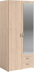 Armoire de rangement: PARISOT, avec tiroirs, 2 portes, 2 tiroirs, 81 × 51 × 185 cm