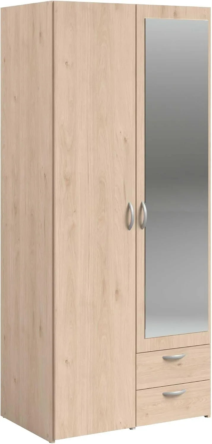 Armoire de rangement: PARISOT, avec tiroirs, 2 portes, 2 tiroirs, 81 × 51 × 185 cm