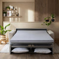 Canapé convertible et canapé-lit: rembourrage en mousse, convertible, 135 × 185, revêtement en tissu