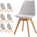 Chaise — Lot de 6, blanc