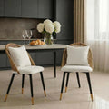 Chaise — 150 kg, beige, en résine tressée