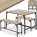 tectake Banc et banquette d'intérieur: en bois, en acier, marron