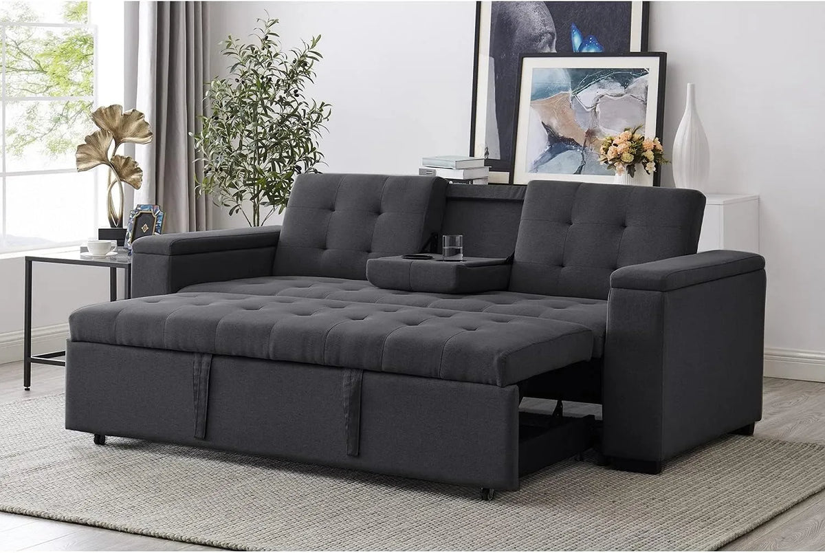 Canapé: USINE, revêtement en tissu, en bois, convertible, 3 Places, 2 Places, 160 × 160 cm, en bois massif