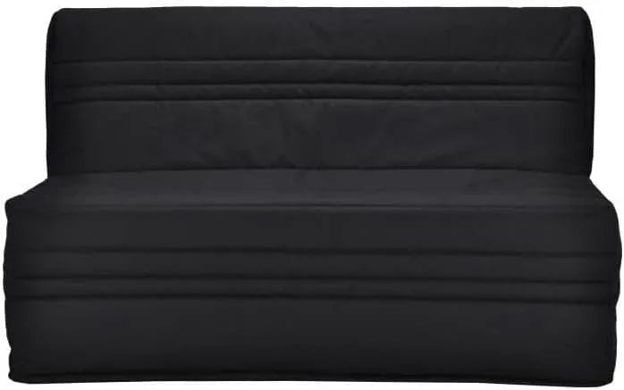 Banquette BZ 3 places — revêtement en tissu, 97 cm, noir, JOE P 97