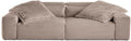 Canapé – Droit, assise profonde, 3 Places, beige