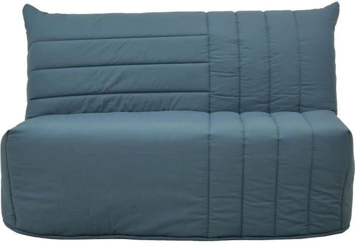 Matelas: P101, BECCI, revêtement en tissu, 2 Places, bleu