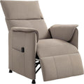 HOMCOM Fauteuil relax et fauteuil inclinable: fonctionnement silencieux, réglable, avec télécommande, marron